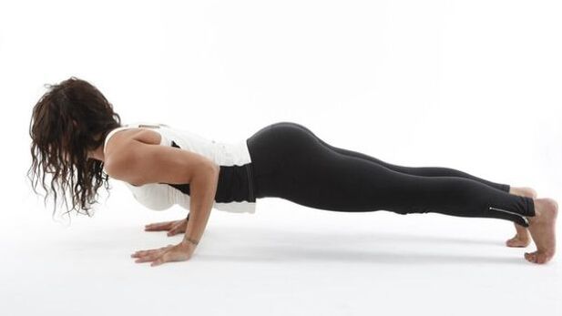 Do push-ups to lose weight at home