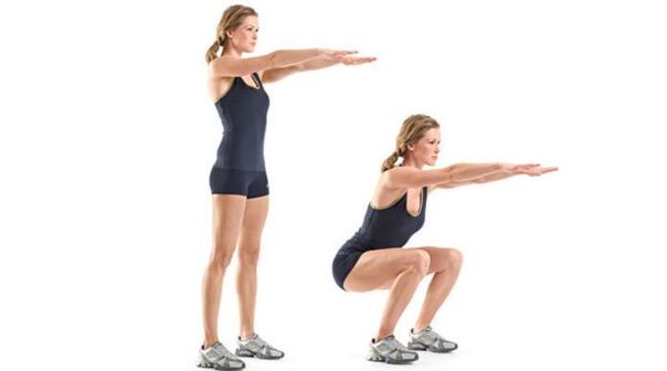 Squatting at home to lose weight