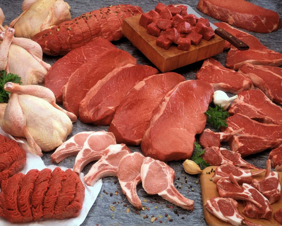 Meat products in blood type diet