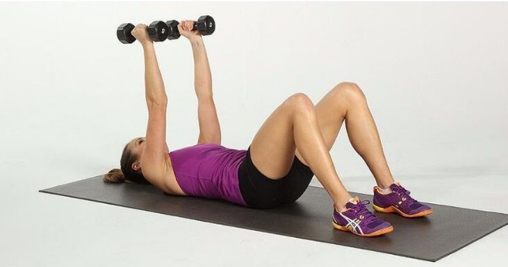 Lose weight with dumbbell bench press
