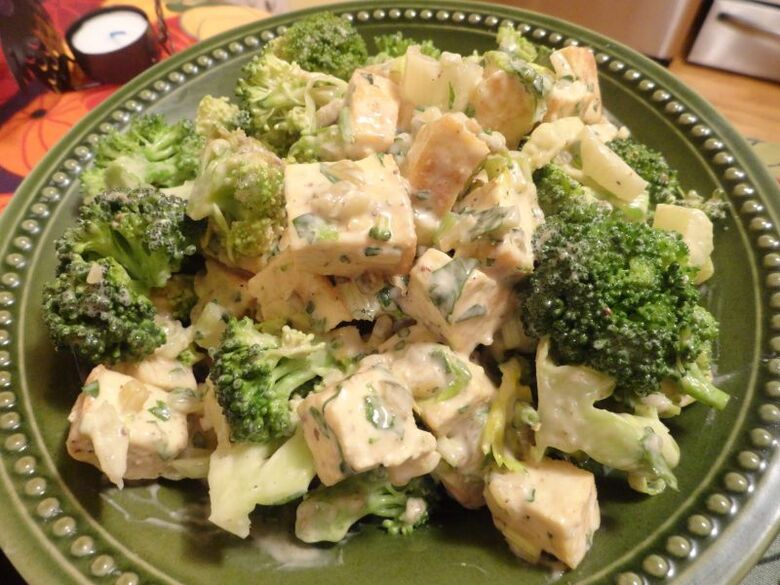 Broccoli Chicken Salad for Weight Loss